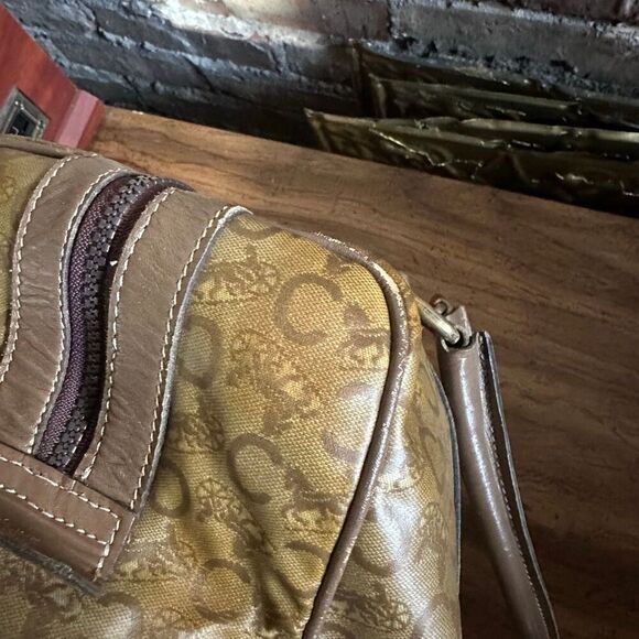 Vintage Celine Horse Carriage Monogram Coated Canvas Mini Boston Bag - Picture 12 of 16